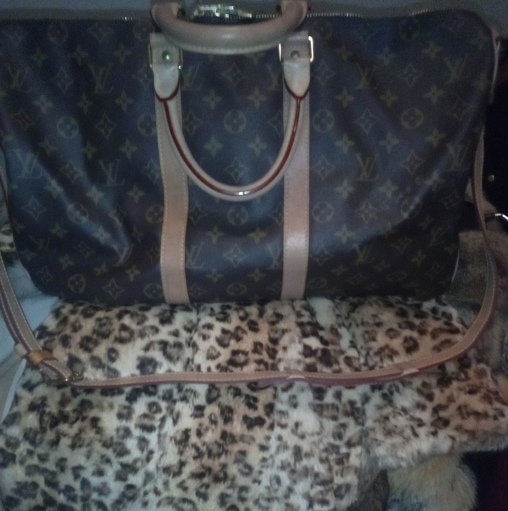 Louis Vuitton keepall traveler Tote Bag